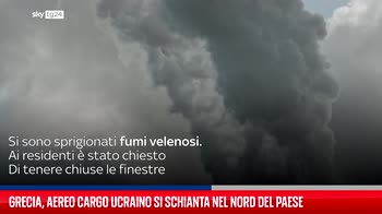 Grecia, aereo cargo ucraino si schianta nel Nord del Paese