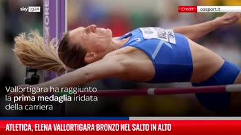 Atletica, Elena Vallortigara bronzo nel salto in alto