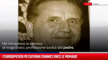 L'eurodeputata Pd Caterina Chinnici vince le primarie