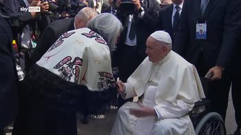 Papa Francesco arriva in Canada per incontrare i popoli indigeni