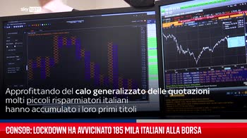 Consob: lockdown ha avvicinato 185 mila italiani alla Borsa