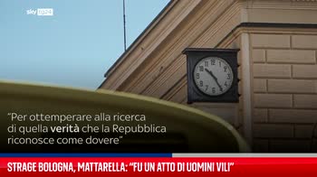Strage di Bologna, il ricordo di Mattarella