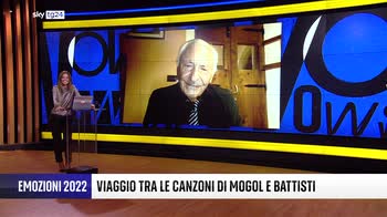 Mogol a Sky TG24 racconta "Emozioni 2022. Viaggio tra le canzoni di Mogol e Battisti"