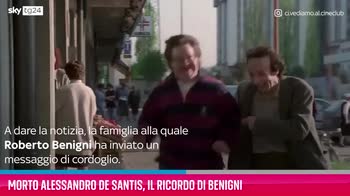 VIDEO Morto Alessandro De Santis, il ricordo di Benigni