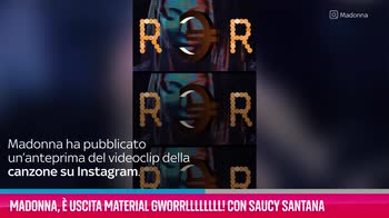 VIDEO Madonna, Material Gworrllllllll! con Saucy Santana