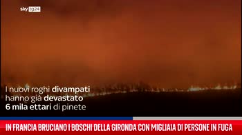 In Francia bruciano i boschi della Gironda con migliaia di persone in fuga