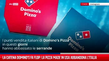 La catena Domino's fa flop: la pizza made in Usa abbandona l'Italia