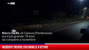 Incidente Treviso, 4 amici morti nello schianto