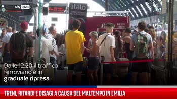 Treni, ritardi e disagi a causa del maltempo in Emilia
