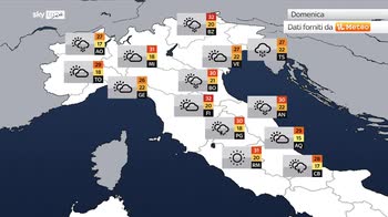 Meteo, ultimo fine settimana di agosto incerto con rovesci