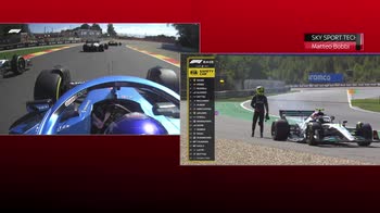 contatto tra Alonso e Hamilton nel primo giro, con replay_0446196