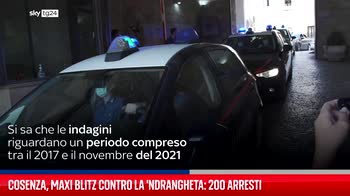 Cosenza, maxi blitz contro la 'Ndrangheta: 200 arresti