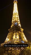 Tour Eiffel si spegne per morte regina