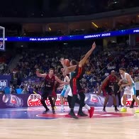 Eurobasket: il super canestro di Doncic contro il Belgio