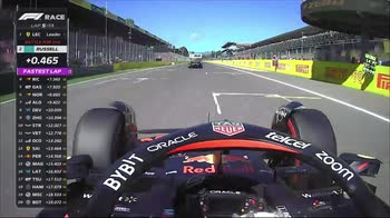 F1 CANALE 207 ore 15.09 sorpasso verstappen russell