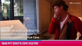 VIDEO Brad Pitt debutta come scultore