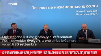 Guerra Ucraina Russia, Medvedev: Uso di armi nucleari se necessario, non � bluff