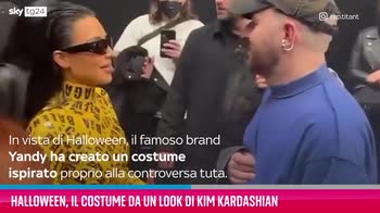 VIDEO Halloween, il costume da un look di Kim Kardashian