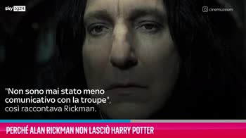 VIDEO Perché Alan Rickman non lasciò Harry Potter