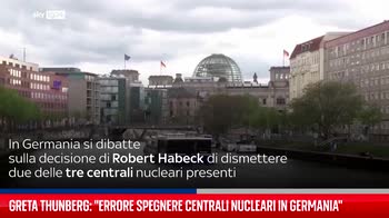 Greta Thunberg: "Errore spegnere centrali nucleari in Germania"