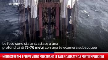 Nord Stream, i primi video mostrano le falle causate da forti esplosioni