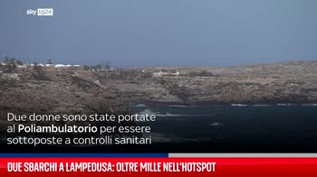 Due sbarchi a Lampedusa: oltre mille nell'hotspot