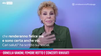 VIDEO Ornella Vanoni, femore rotto e concerti rinviati