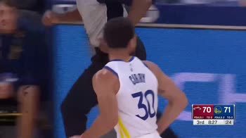 NBA, i 33 punti di Steph Curry contro Miami