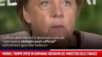 Merkel, troppe spese in Germania: richiamo del ministero delle Finanze