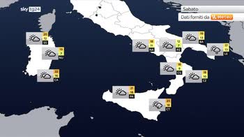Meteo, qualche pioggia e temperature in calo