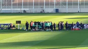 Brasile, il ct Tite e la seduta video alla Continassa