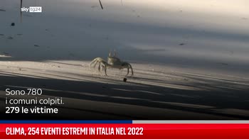 Clima, 254 eventi estremi in Italia nel 2022