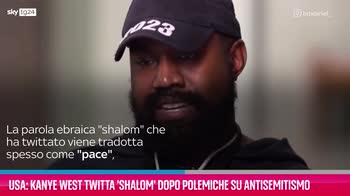 VIDEO Kanye West e il tweet "Shalom"