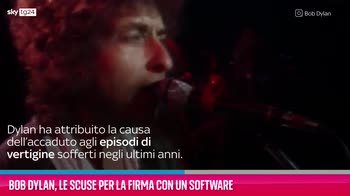 VIDEO Bob Dylan, le scuse per la firma col software