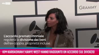 VIDEO Kim Kardashian e Kanye West, l' accordo sul divorzio