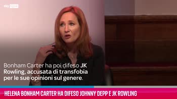 VIDEO Helena Bonham Carter difende Johnny Depp e JK Rowling