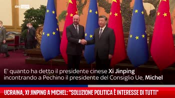 Ucraina, Xi Jinping a Michel: "Soluzione politica � interesse di tutti"