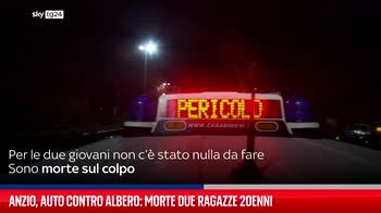 Anzio, auto contro albero: morte due ragazze 20enni