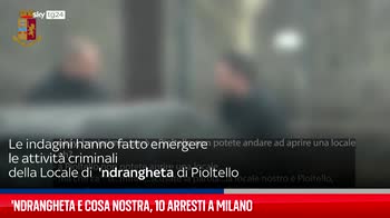 'Ndrangheta e Cosa Nostra, 10 arresti a Milano