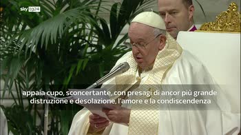 Papa: Orizzonte cupo, con presagi di pi� grande distruzione