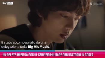 VIDEO BTS, Jin inizia oggi il servizio militare