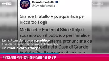 VIDEO Riccardo Fogli squalificato dal GF Vip