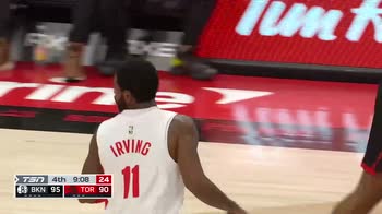 NBA, i 32 punti di Kyrie Irving contro Toronto