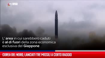 Corea del Nord, lanciati tre missili a corto raggio