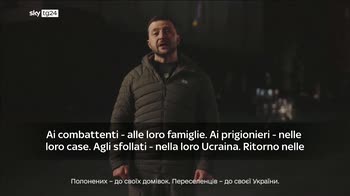 Ucraina, il messaggio di fine anno di Zelensky