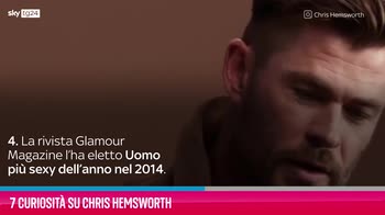 VIDEO Chris Hemsworth, 7 curiosità sull'attore