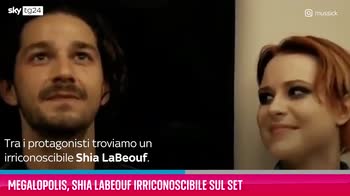 VIDEO Megalopolis, Shia LaBeouf irriconoscibile sul set