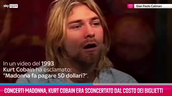 VIDEO Concerti Madonna, Kurt Cobain era scioccato dai prezz
