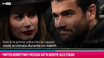 VIDEO Matteo Berrettini e Melissa Satta insieme allo stadio