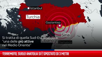 Terremoto Turchia e Siria, suolo Anatolia si � spostato di 3 metri